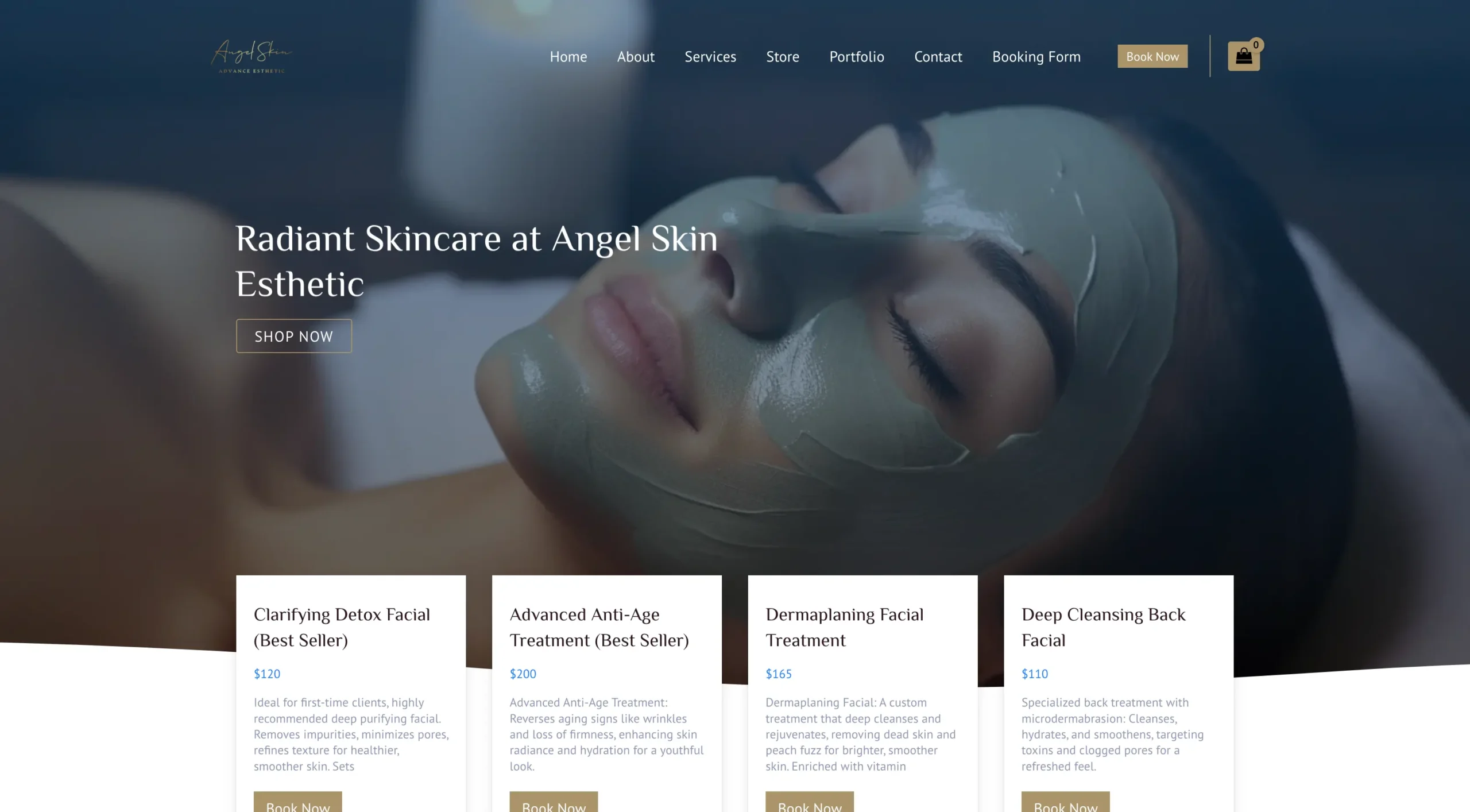 Skin Care Website